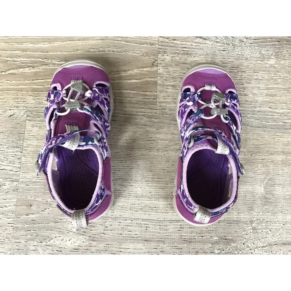 KEEN SEACAMP II CNX Girls Sandals Size 12 Youth Kids Water Shoes #1026317